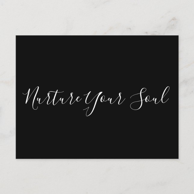 Nurture Your Soul Postcard (Front)