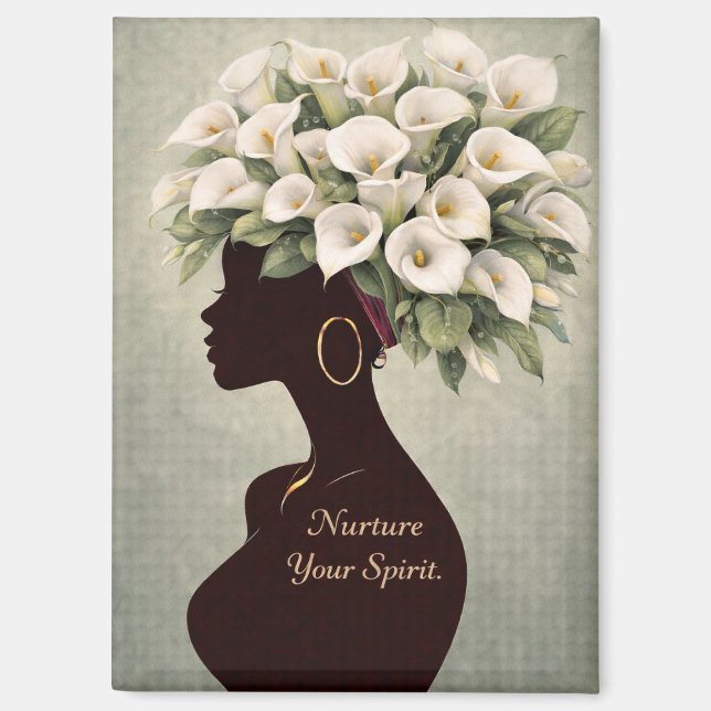 Nurture Your Spirit Inspirational Magnet (Front)