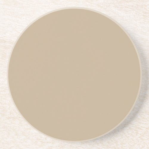 Nurtured Taupe  Tan Solid Color Pairs To SW 6143 Coaster