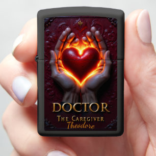 Nurturing Heart Doctor Physician Gift Caregiver Zippo Lighter