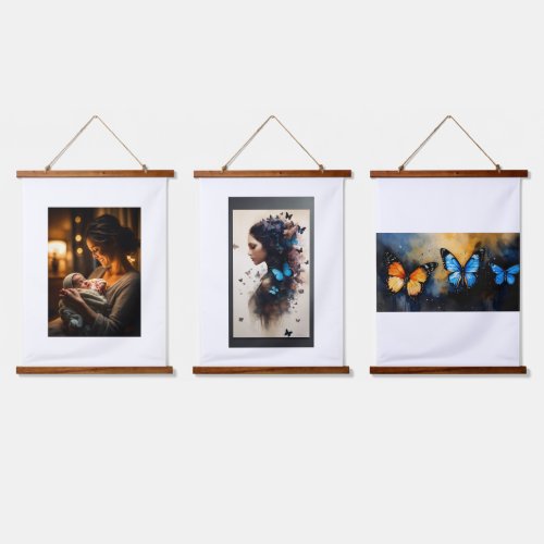 Nurturing Moments Butterfly Wall Art Hanging Tapestry