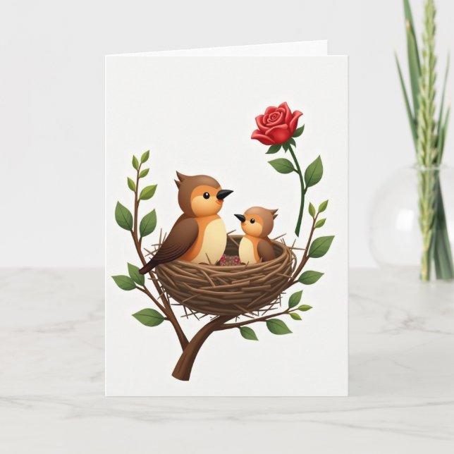 Nurturing Mothers Day Nest Card (Front)