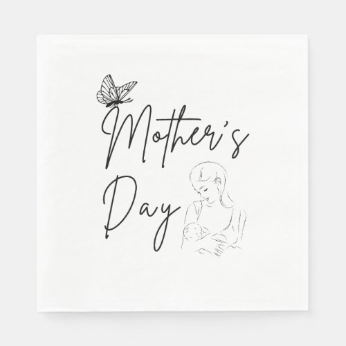 Nurturing Mothers Day Paper Napkins