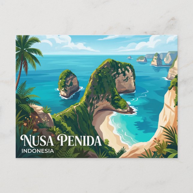 Nusa Penida Indonesia Postcard (Front)