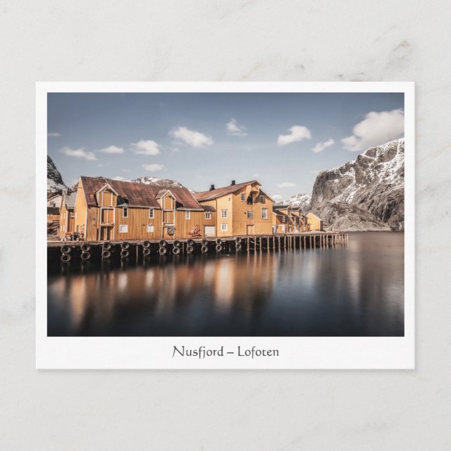 Nusfjord Lofoten Island Norway Postcard (Front)