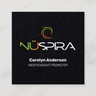NuSpira Black Business Card