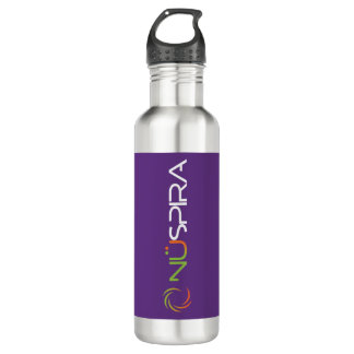 NuSpira Purple Stainless Steel Water Bottle
