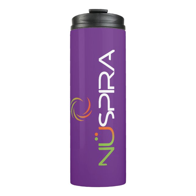 NuSpira Purple Thermal Tumbler (Front)