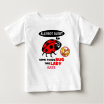 Nut Allergy Alert Ladybug Shirt