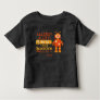 Nut Allergy Alert Orange Robot Boys Toddler T-shirt