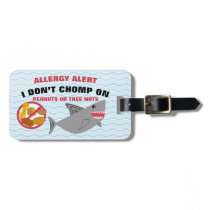 Nut Allergy Alert Shark Tag for Medical Kit