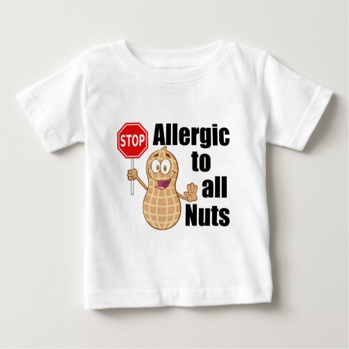 Nut Allergy Baby T_Shirt