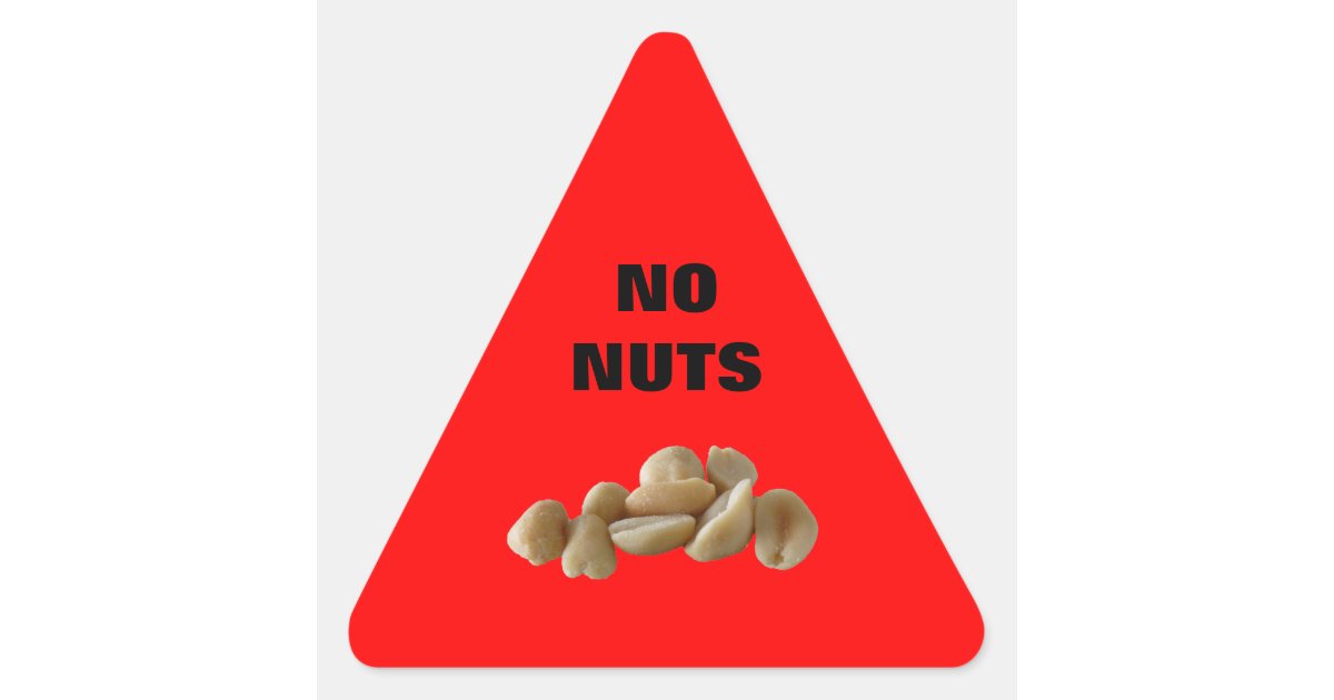 Nut Allergy Sticker