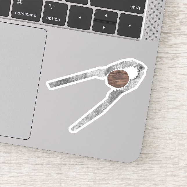 Nut cracker sticker (Detail)
