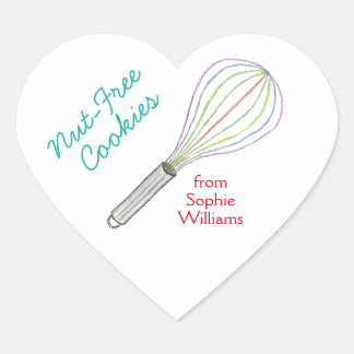 Nut free cookie labels / stickers