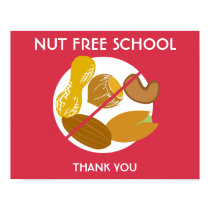 Nut Free School Sign for School or Daycare