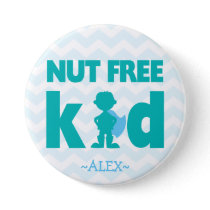 Nut Free Superhero Boy Button