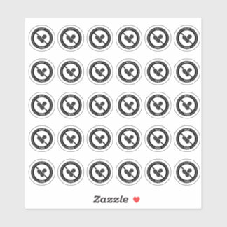 Nut Free Wedding Place Card Mini Meal Choice  Sticker