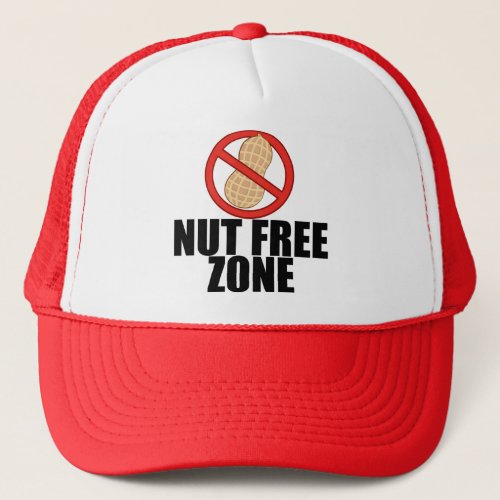 Nut Free Zone Trucker Hat