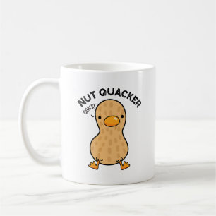 Nut Quacker Funny Peanut Puns Coffee Mug