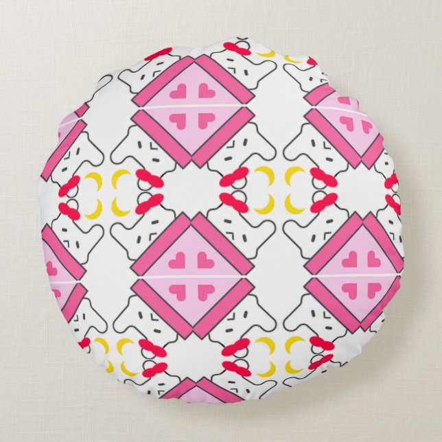 Nutan Round Pillow (Back)