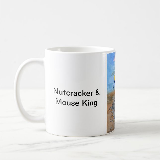 Nutcraacker and The Mouse King  Batttle Scene Coffee Mug (Left)