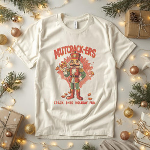 Nutcrack-ers – Funny Christmas Nutcracker Pun  Tri-Blend Shirt