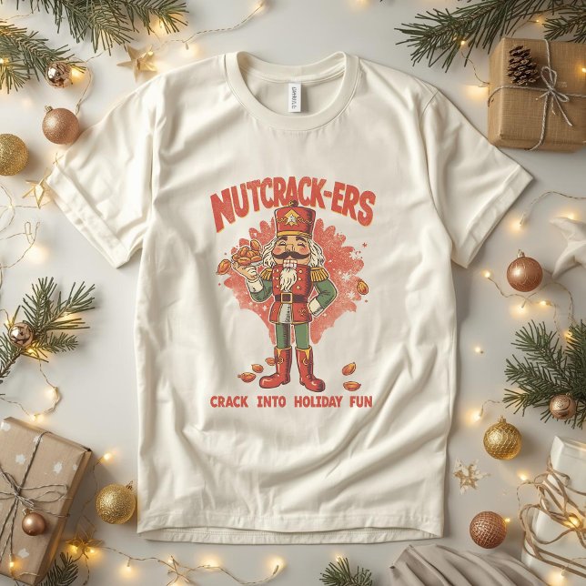 Nutcrack-ers – Funny Christmas Nutcracker Pun  Tri-Blend Shirt (Creator Uploaded)