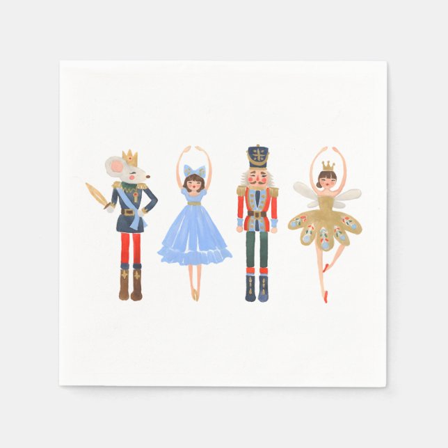 Nutcracker 1WH1 Napkins (Front)