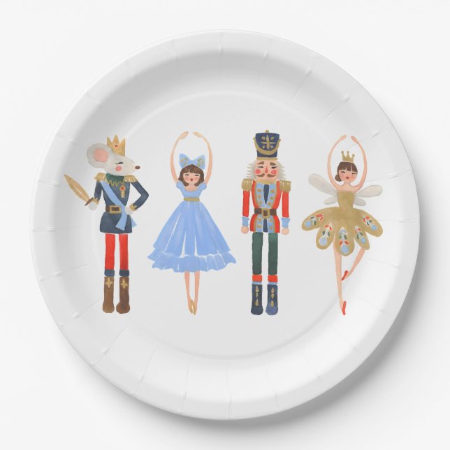 Nutcracker 1WH1 Paper Plates (Front)