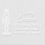 Nutcracker #2 Merry Christmas Name Return Address Embosser<br><div class="desc">Nutcracker Merry Christmas Name Return Address Embosser =========</div>