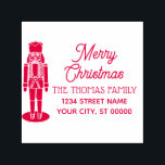 Nutcracker #2 Merry Christmas Name Return Address Self-inking Stamp<br><div class="desc">Nutcracker Merry Christmas Name Return Address ========</div>