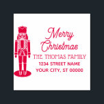 Nutcracker #2 Merry Christmas Name Return Address Self-inking Stamp<br><div class="desc">Nutcracker Merry Christmas Name Return Address ========</div>