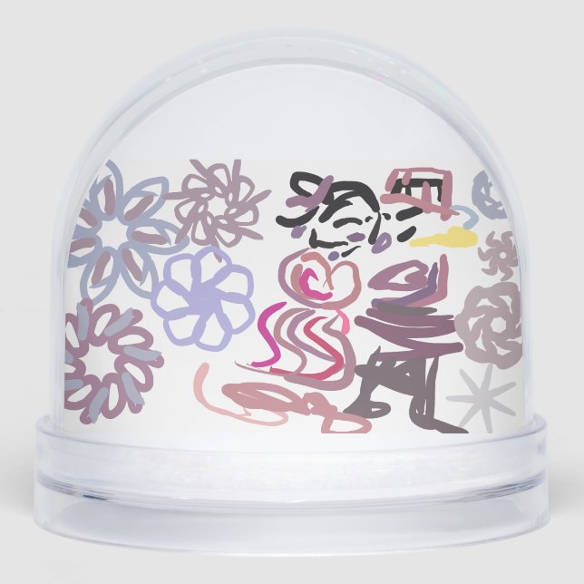 Nutcracker and Ballet winter  Snow Globe (Front)