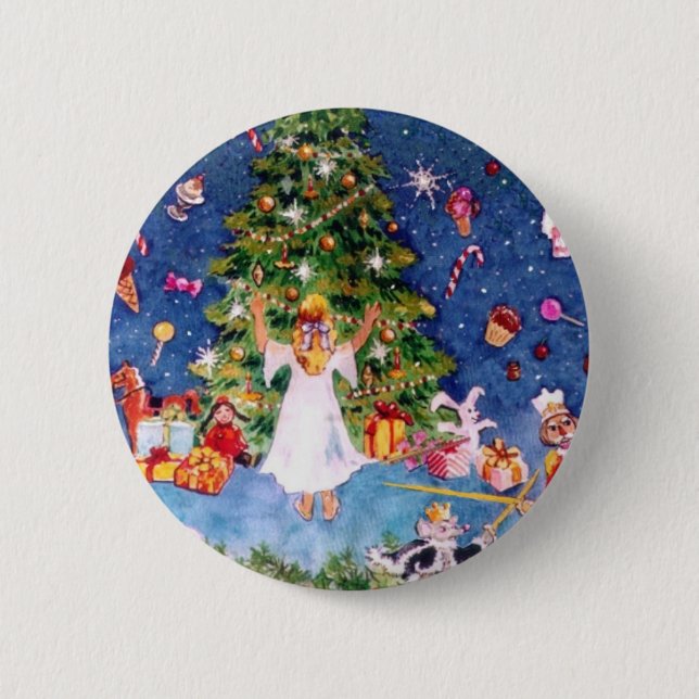 Nutcracker and The Tree Button (Front)