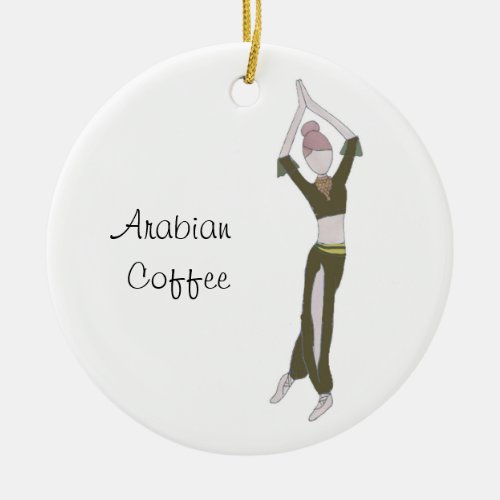 Nutcracker Arabian Coffee Keepsake Ornament