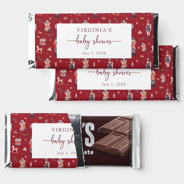 Nutcracker Baby Shower Hershey Bar Favors (Nutcracker Baby Shower Hershey Bar Favors
)
