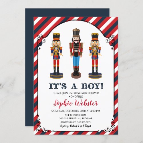 Nutcracker Baby Shower Invitation