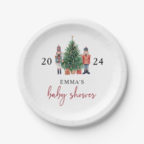 Nutcracker Baby Shower Paper Plates