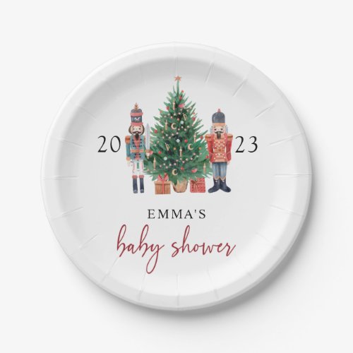 Nutcracker Baby Shower Paper Plates