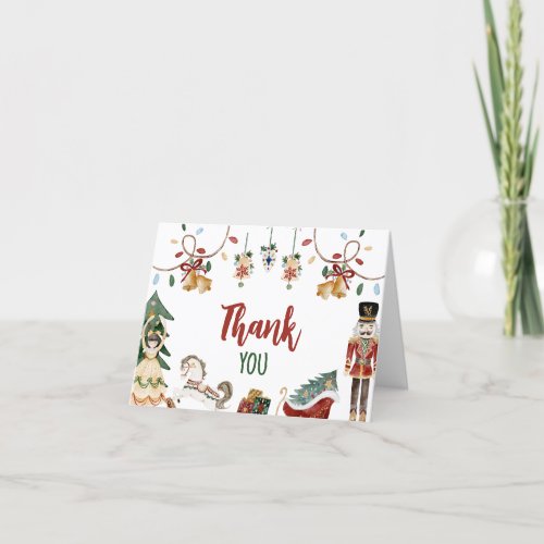 Nutcracker Baby Shower Thank You Card