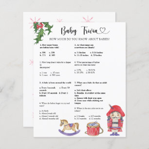 Nutcracker - Baby Trivia Baby Shower Game