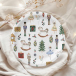 Nutcracker ballerina Christmas birthday party Paper Plates<br><div class="desc">Nutcracker ballerina Christmas birthday party Paper Plates
Matching items are available.</div>