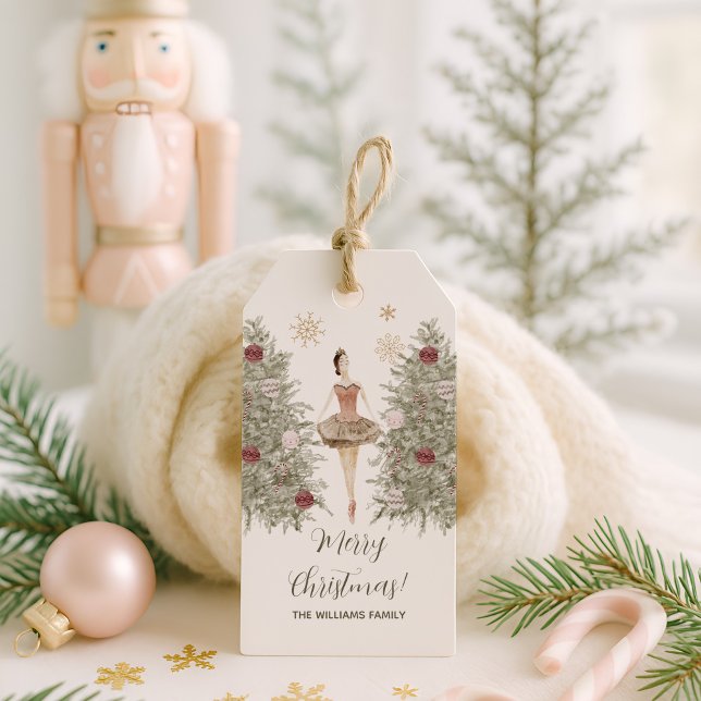 Nutcracker Ballerina Christmas  Gift Tags (Creator Uploaded)