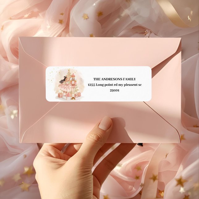 Nutcracker Ballerina Christmas  Label (Creator Uploaded)