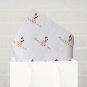 Nutcracker Ballerina Dancer Christmas Tissue Paper