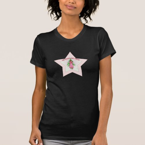 Nutcracker Ballet Black ladies t_shirt