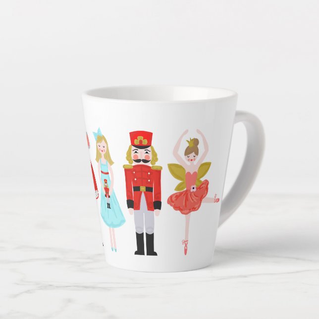 Nutcracker Ballet Characters Christmas Coffee Mug (Right Angle)