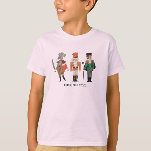 Nutcracker Ballet characters Christmas T_Shirt