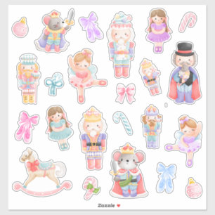 Nutcracker Ballet Characters Sticker